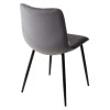 Стул TINTIN BLUVEL-14 GREY / черный каркас М-City