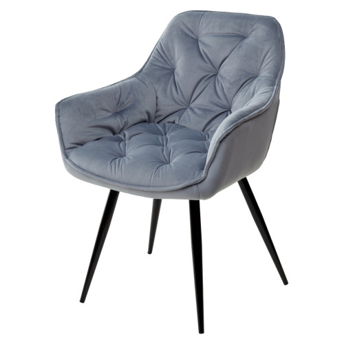 Стул HOLLA BLUVEL-06 BLUE, велюр M-City