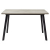 Стол ФИН 120 Дуб Шерман серый/ черный каркас М-City