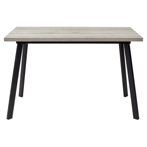 Стол ФИН 120 Дуб Шерман серый/ черный каркас М-City