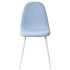 Стул CASSIOPEIA G064-38 серо-голубая ткань/ белый каркас М-City