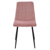 Стул DUBLIN G108-15 пепел розы/ черный каркас, велюр М-City