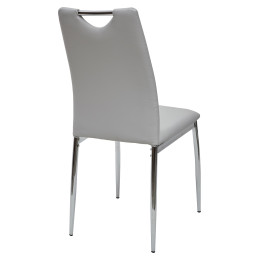 Стул COMFORT 999 PU#613 светло-серый, экокожа М-City