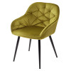 Стул BREEZE BLUVEL-75 OLIVA/ черный каркас, велюр М-City
