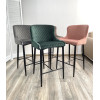 Полубарный стул ARTEMIS BLUVEL-78 GREEN (H=65cm), велюр М-City