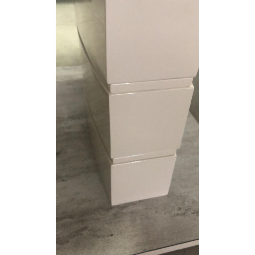 Стол ALTA 140 BEIGE/ CAPPUCINO глазурованное стекло М-City