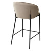 Полубарный стул WENDY BLUVEL-40 BEIGE (H=65), велюр М-City
