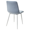 Стул CHILLI G108-56 пудровый синий/ белый каркас, велюр М-City