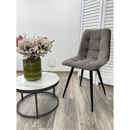 Стул CHILLI-Q графит #14, велюр / черный каркас М-City