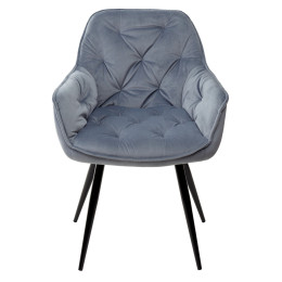 Стул HOLLA BLUVEL-06 BLUE, велюр M-City