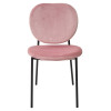 Стул MOD G062-78 розовый, велюр M-City