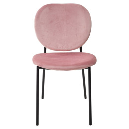 Стул MOD G062-78 розовый, велюр M-City