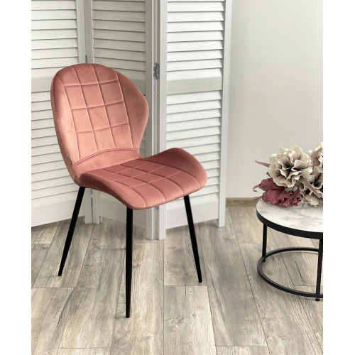 Стул FLOWER BLUVEL-52 PINK, велюр М-City