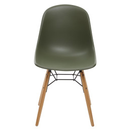 Стул BONNIE 292-DPP хаки с деревянными ножками М-City