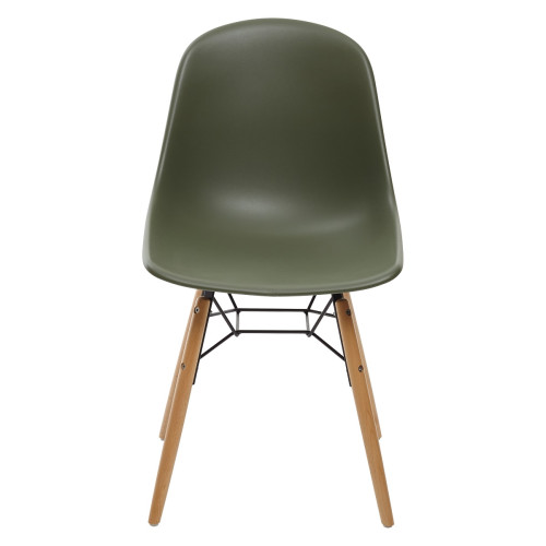 Стул BONNIE 292-DPP хаки с деревянными ножками М-City