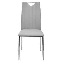 Стул COMFORT 999 PU#613 светло-серый, экокожа М-City