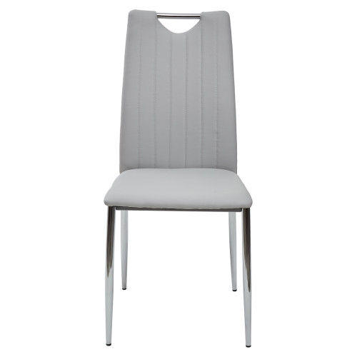 Стул COMFORT 999 PU#613 светло-серый, экокожа М-City