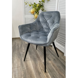 Стул HOLLA BLUVEL-06 BLUE, велюр M-City