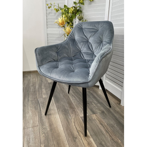 Стул HOLLA BLUVEL-06 BLUE, велюр M-City