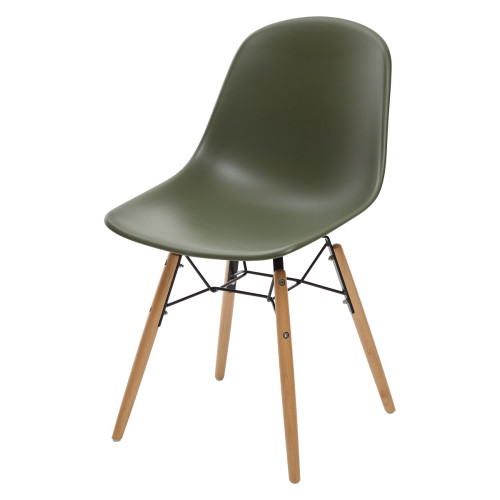Стул BONNIE 292-DPP хаки с деревянными ножками М-City
