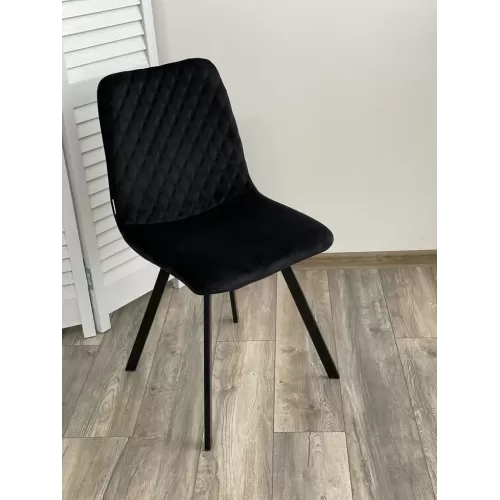 Стул DAIQUIRI BLUVEL-19 BLACK, велюр М-City