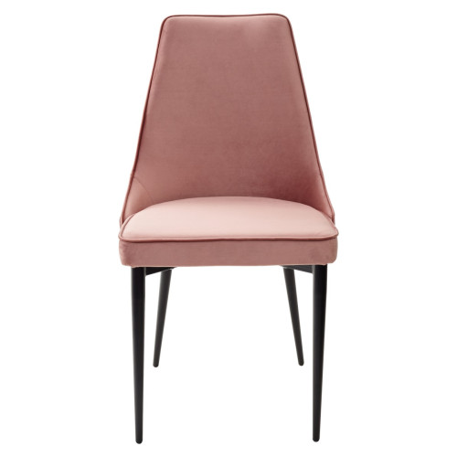 Стул NEPAL-P РОЗОВЫЙ #15, велюр/ черный каркас М-City