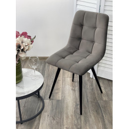 Стул CHILLI-Q графит #14, велюр / черный каркас М-City