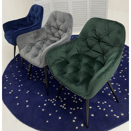 Стул MALTA BLUVEL-14 GREY, велюр M-City