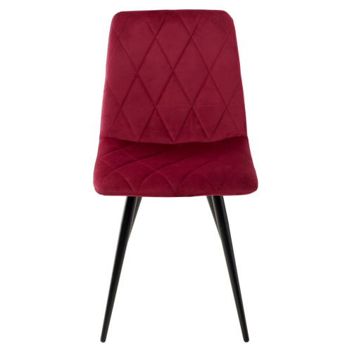 Стул CHILLI-X ВИННЫЙ #16, велюр / черный каркас М-City