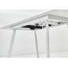 Стол АРУБА 140 БЕЛЫЙ стекло / БЕЛЫЙ М-City