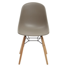 Стул BONNIE 292-DPP темно-серый с деревянными ножками М-City