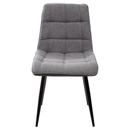 Стул CHIC TRF-08 теплый серый/ RU-07 серая сталь/ черный каркас М-City