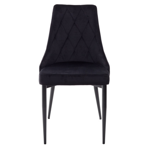 Стул NEPAL BLUVEL-19 BLACK/ черный каркас, велюр M-City