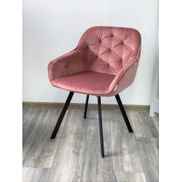 Стул GALE BLUVEL-52 PINK поворот.360 град., велюр М-City