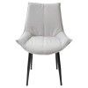 Стул Осло Светло-серый Vivaldi #V06, велюр / черный каркас M-City БЕЗ НДС