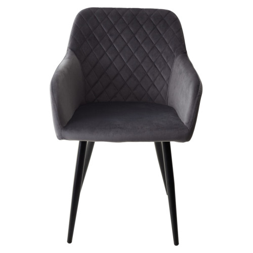 Стул BRANDY BLUVEL-14 серый/ черный каркас, М-City