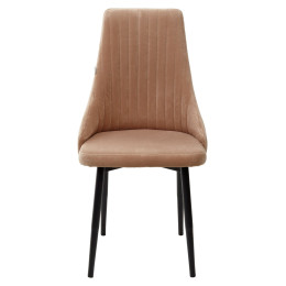 Стул Руссо Бежевый Catalana #C3, велюр / черный каркас M-City БЕЗ НДС