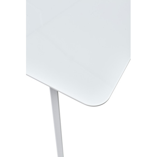 Стол АРУБА 140 БЕЛЫЙ стекло / БЕЛЫЙ М-City