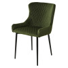 Стул САЛЬЕРИ, цвет олива #C14, велюр / черный каркас М-City