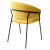 Стул ГЕММА, цвет Желтый Nella 171, велюр / черный каркас М-City