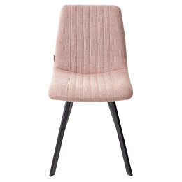 Стул ELVIS WZ2042-10 пепел розы фактурный велюр / черный каркас М-City