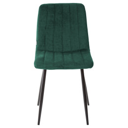 Стул DUBLIN G062-18 зеленый, велюр/ черный каркас М-City