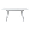 Стол АРУБА 140 БЕЛЫЙ стекло / БЕЛЫЙ М-City