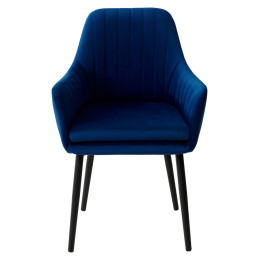 Стул Роден Premier 22 Синий, велюр / черный каркас M-City