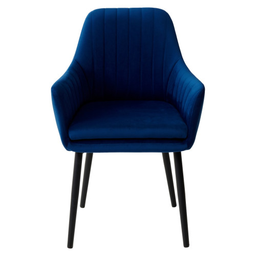 Стул Роден Premier 22 Синий, велюр / черный каркас M-City