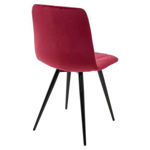 Стул CHILLI-X ВИННЫЙ #16, велюр / черный каркас М-City