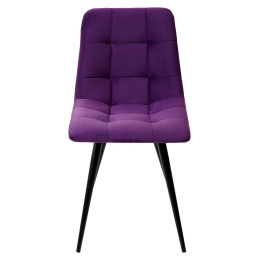 Стул CHILLI-Q фиолетовый #H38, велюр / черный каркас М-City
