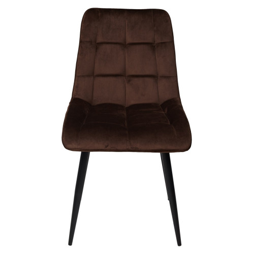 Стул CHIC G062-10 шоколадный, велюр М-City