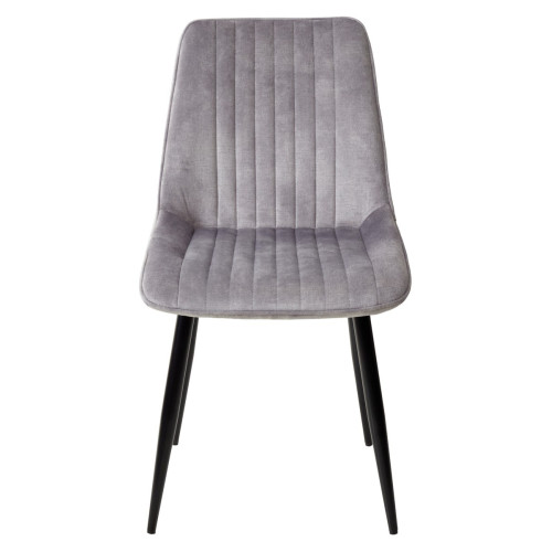 Стул REMI PK6015-03(VBP203) античный серебристо-серый, велюр М-City