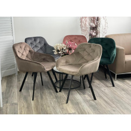 Стул GALE BLUVEL-52 PINK поворот.360 град., велюр М-City